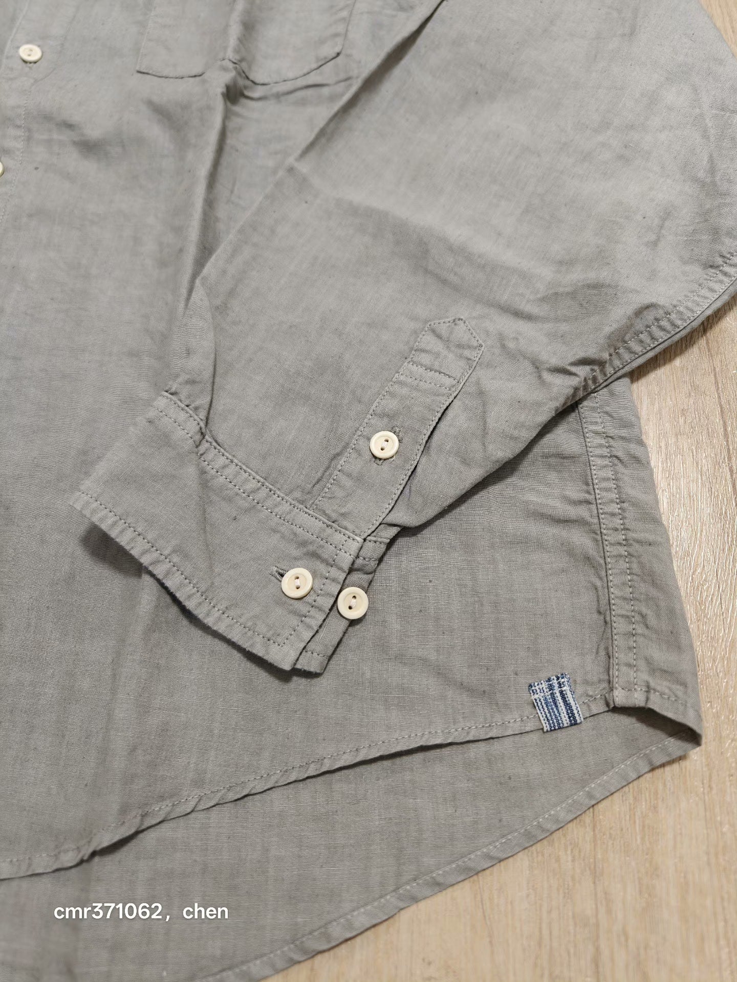 VISVIM 23SS PALMER SHIRT L/S DMGD LINEN