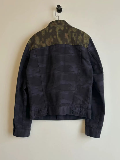 camo patchwork denim jacket by dries van noten