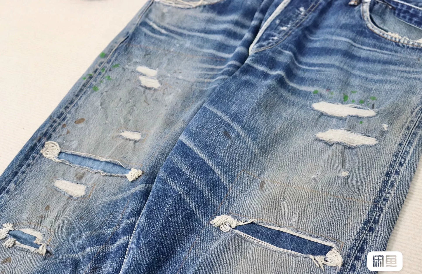Visvim 19AW Travailler Braces Jeans