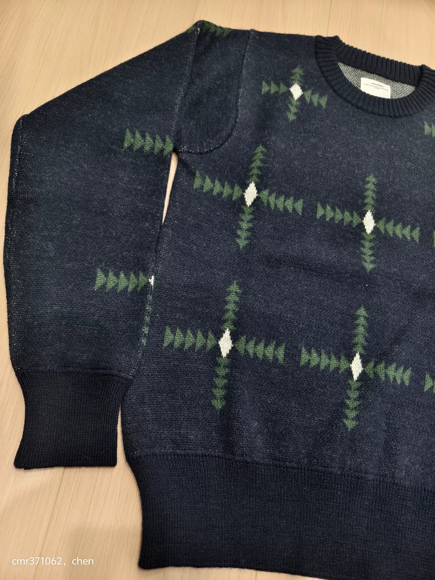 Visvim 18AW Vintage Jacquard Knit Blanket