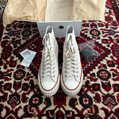 visvim skagway hi canvas sneakers size 8