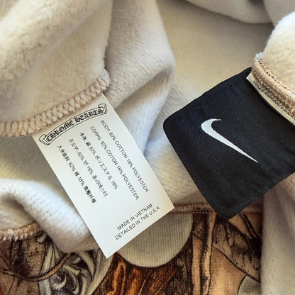 chrome hearts drake nike hoodie with floral print