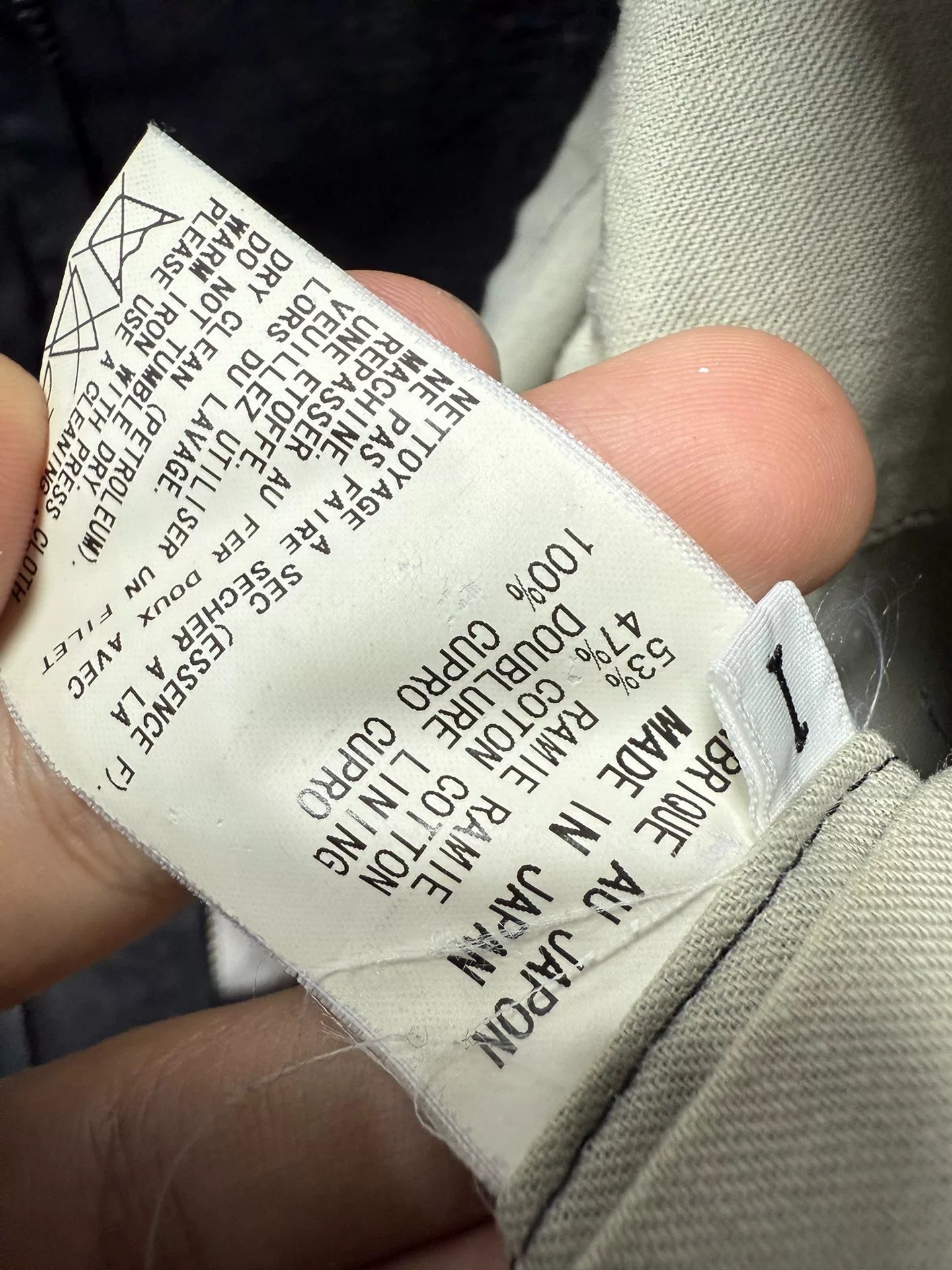 y's for men deconstructed jacket by Yohji Yamamoto