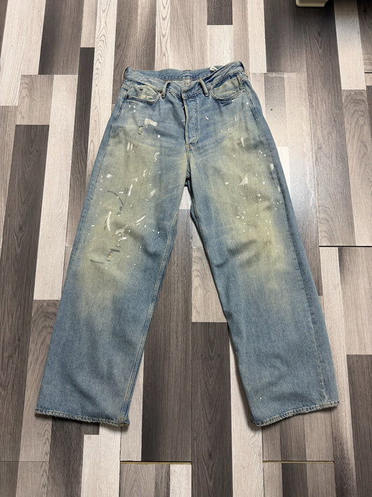 Acne Studios Blue Baggy Denim Jeans
