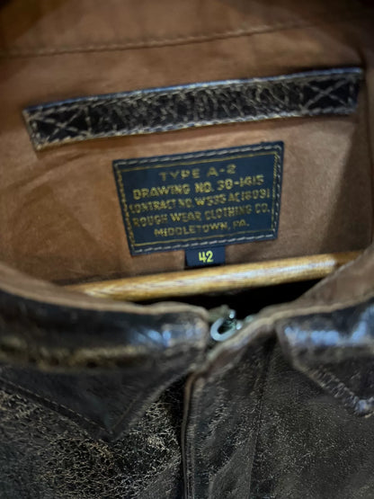 real mccoy rrl vintage leather jacket