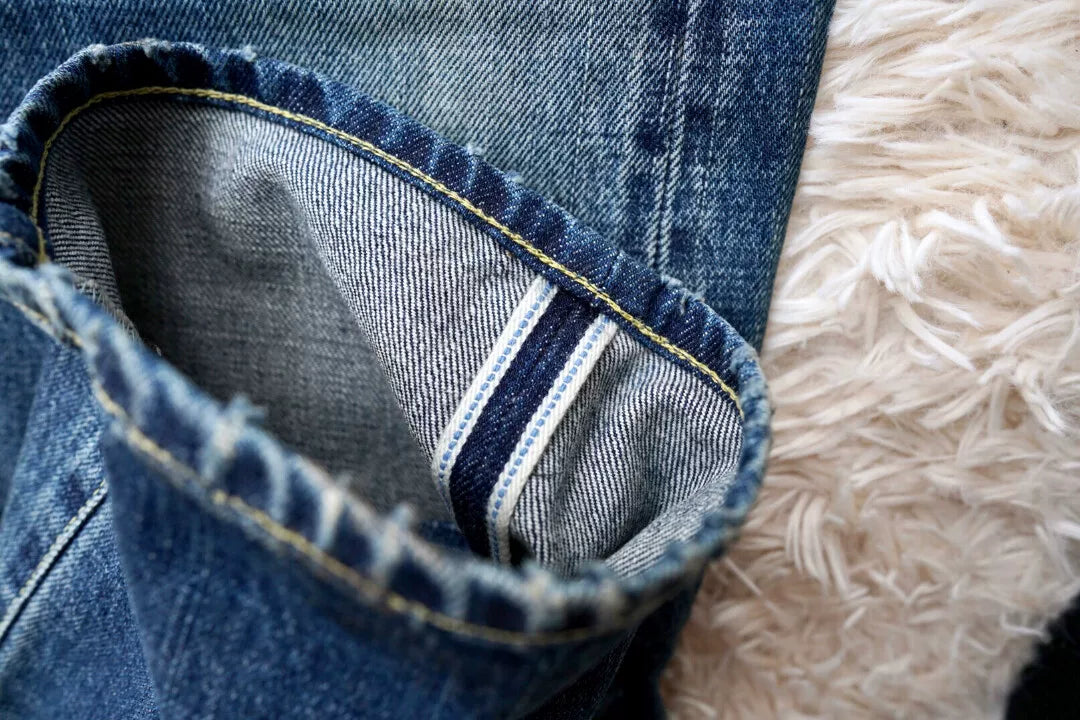 VISVIM Distressed Blue Jeans