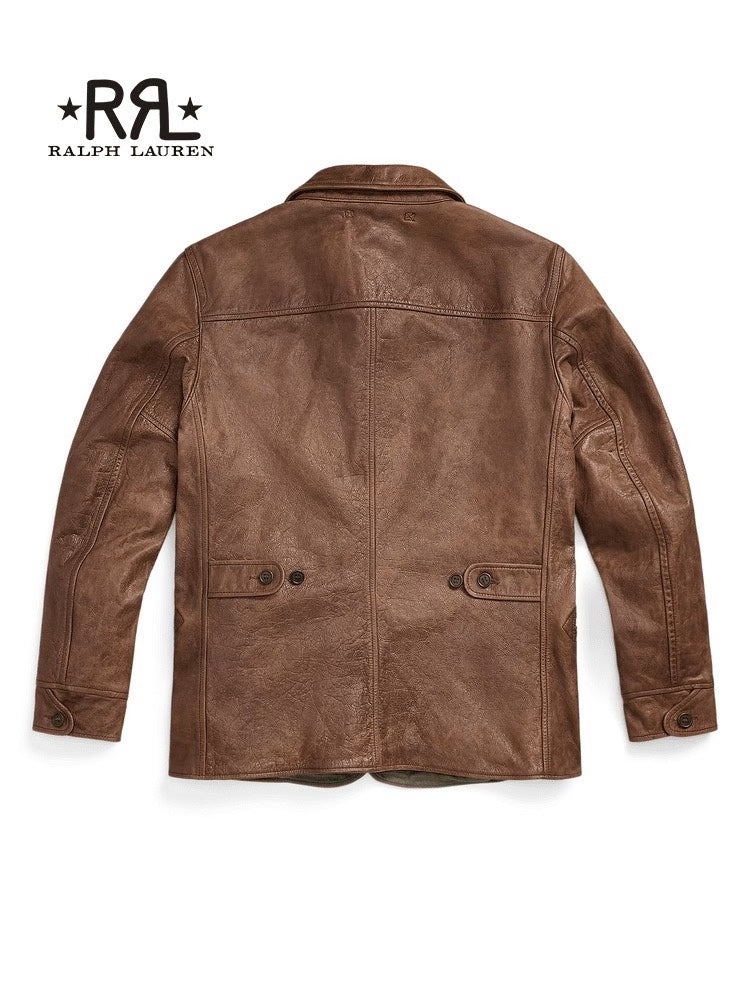 RRL Ralph Lauren Brakeman Leather Jacket