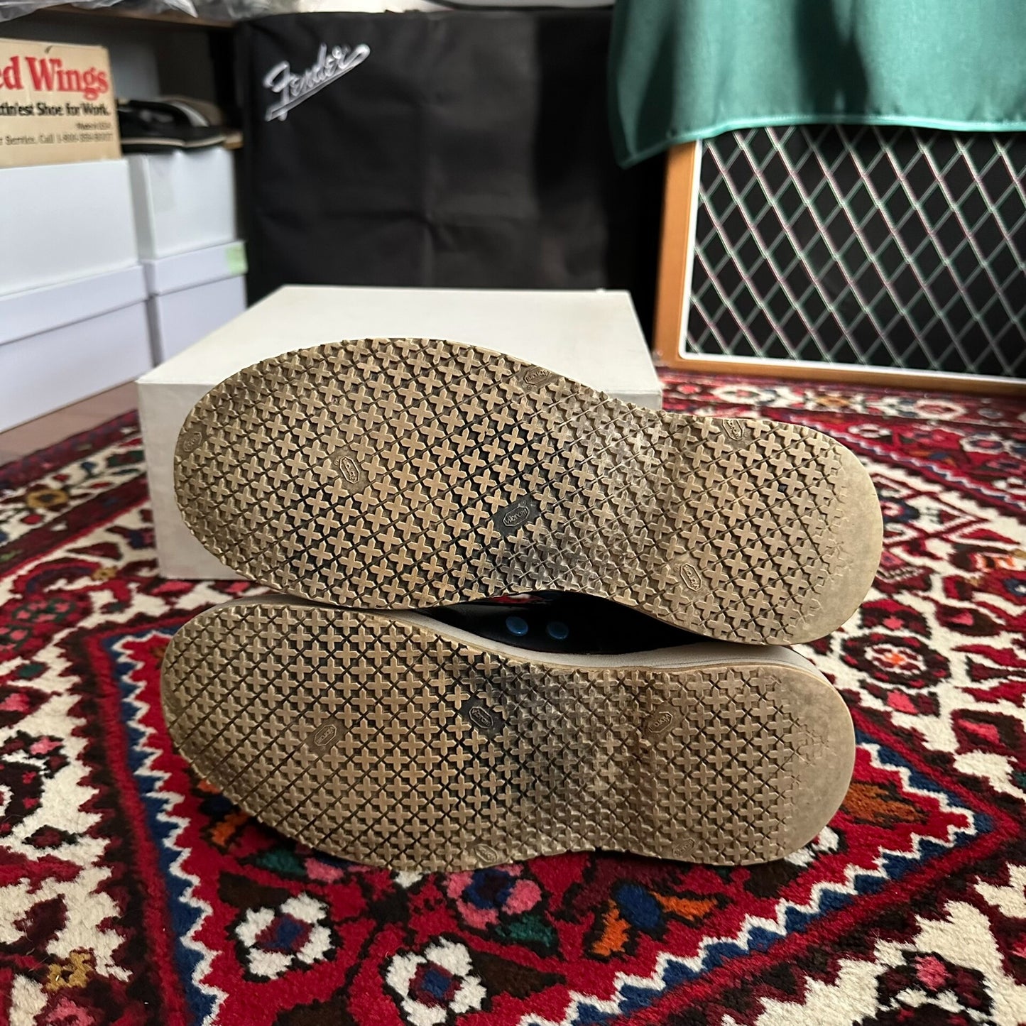 Visvim 7-Hole Black Boots Size 9