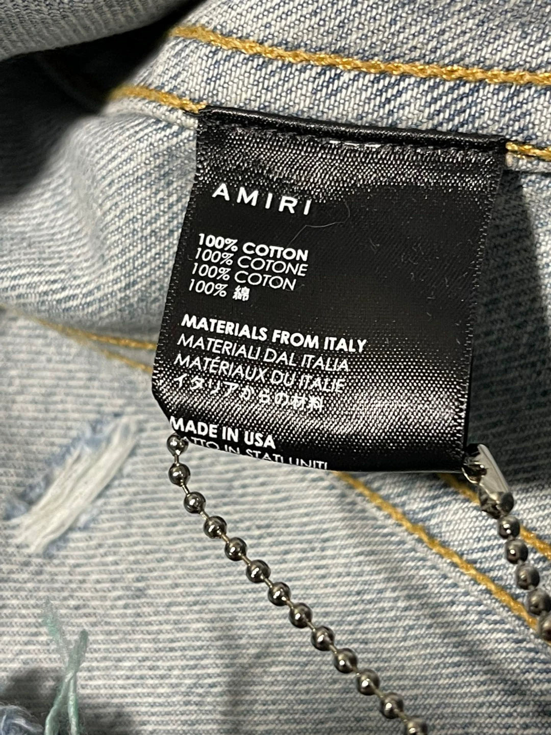 amiri alrbrush hollywood trucker jacket