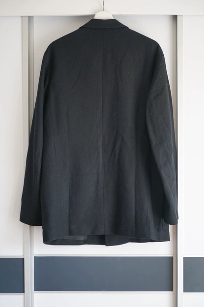 yohji yamamoto multi-pocket suit jacket