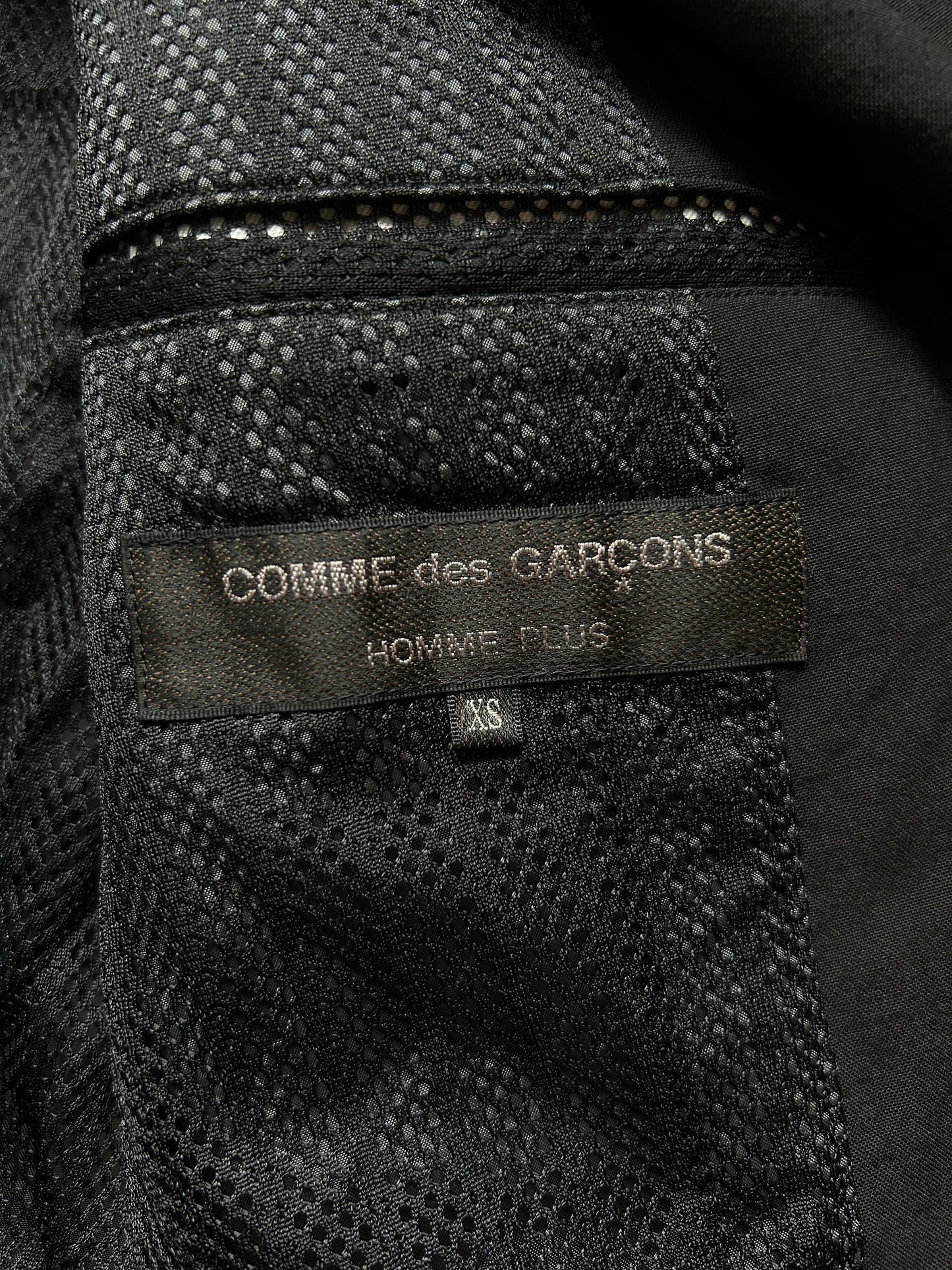 comme des garçons homme plus tailcoat suit