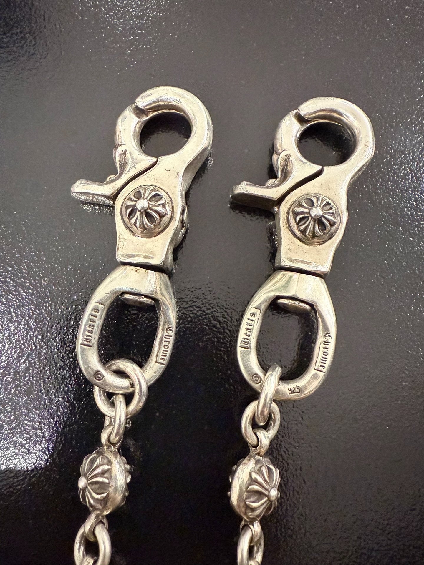 Chrome Hearts Double Lobster Clasp Large Ball Pant Chain