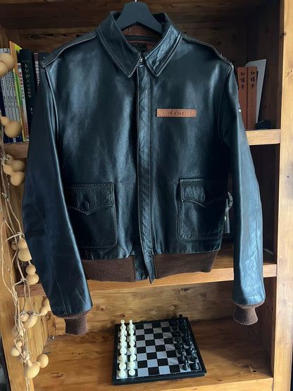 toys mccoy a2 flight jacket leather