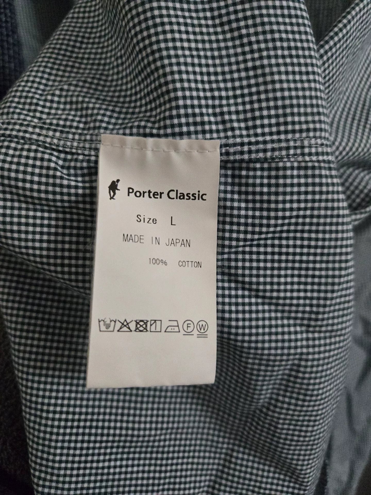 Porter Classic 23SS Green White Check