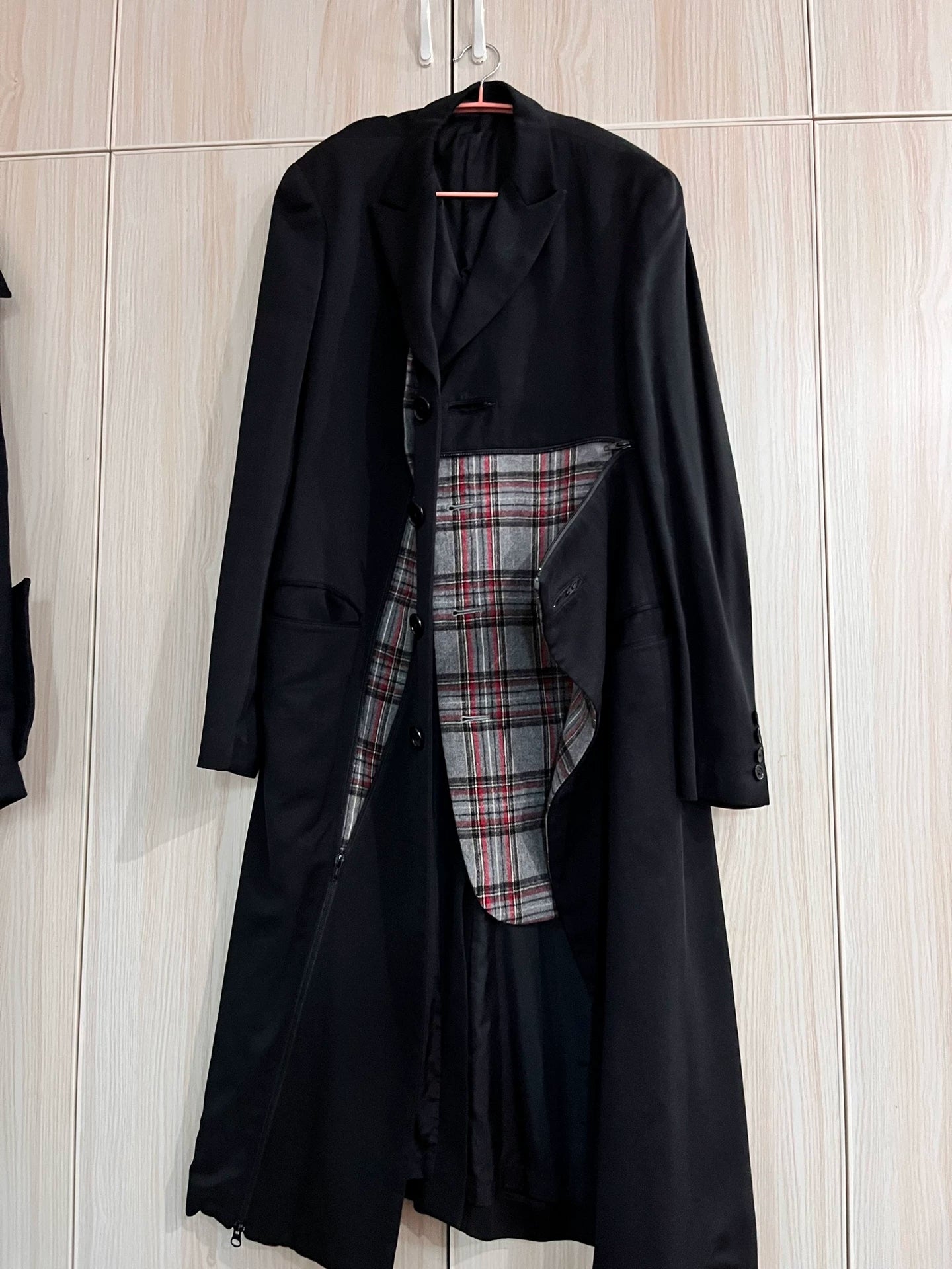 Yohji Yamamoto 08AW Plaid Coat