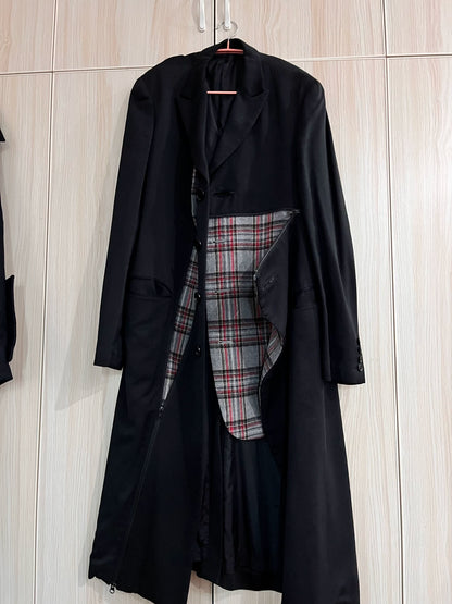Yohji Yamamoto 08AW Plaid Coat