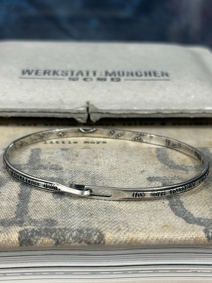 werkstatt muenchen 925 silver bracelet size s