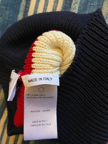 thom browne color block knit hat