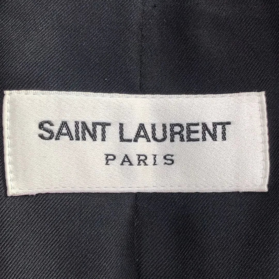 Saint Laurent Wool Double-Breasted Coat