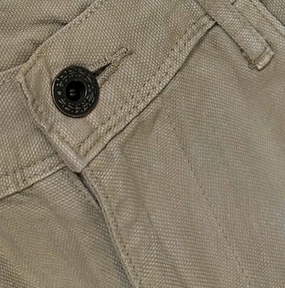 Vintage Kapital Beige Canvas Flare Pants