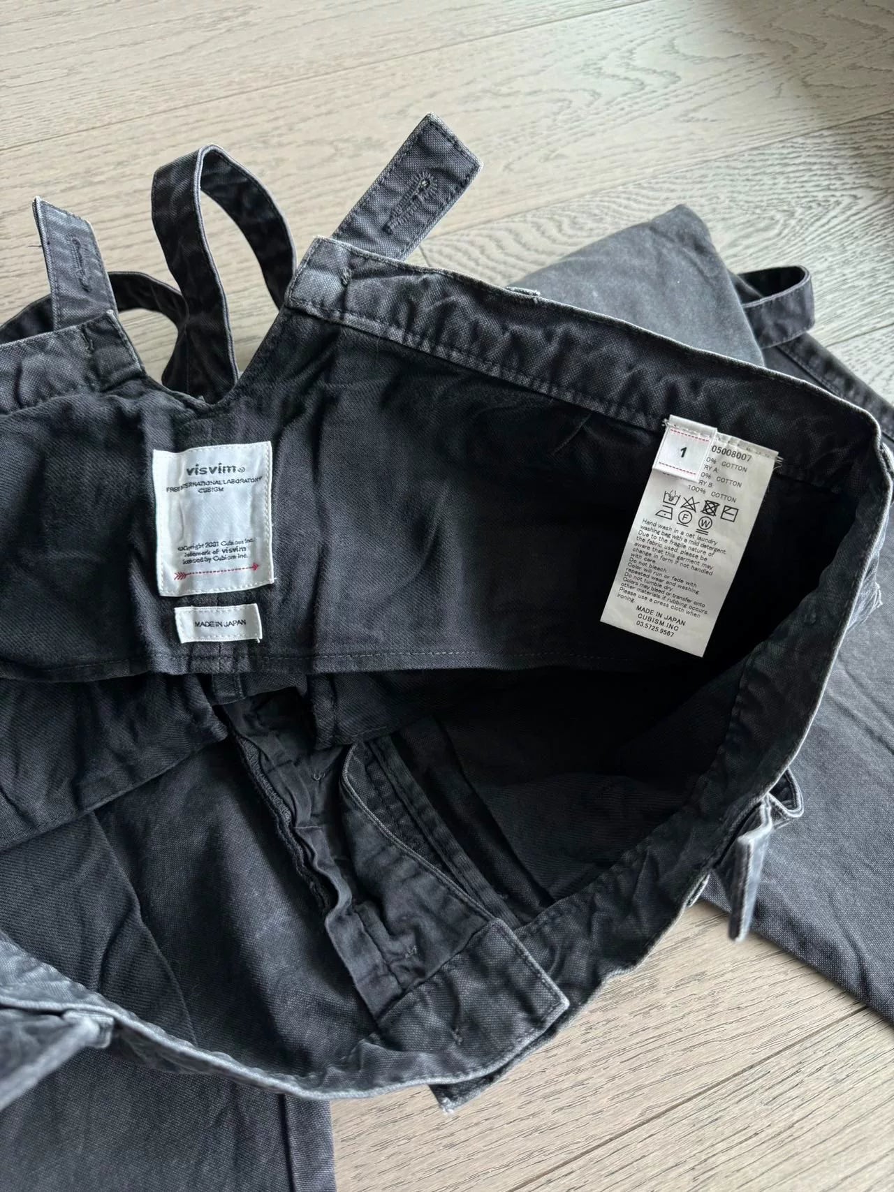 visvim TRAVAILLER BRACES PANTS DMGD