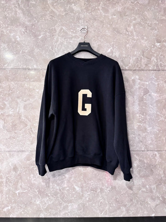 Fear of God Black Sweatshirt with Logo
