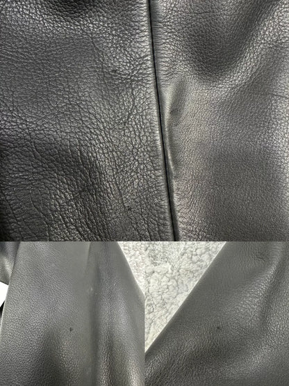 black leather biker jacket by marc jacobs