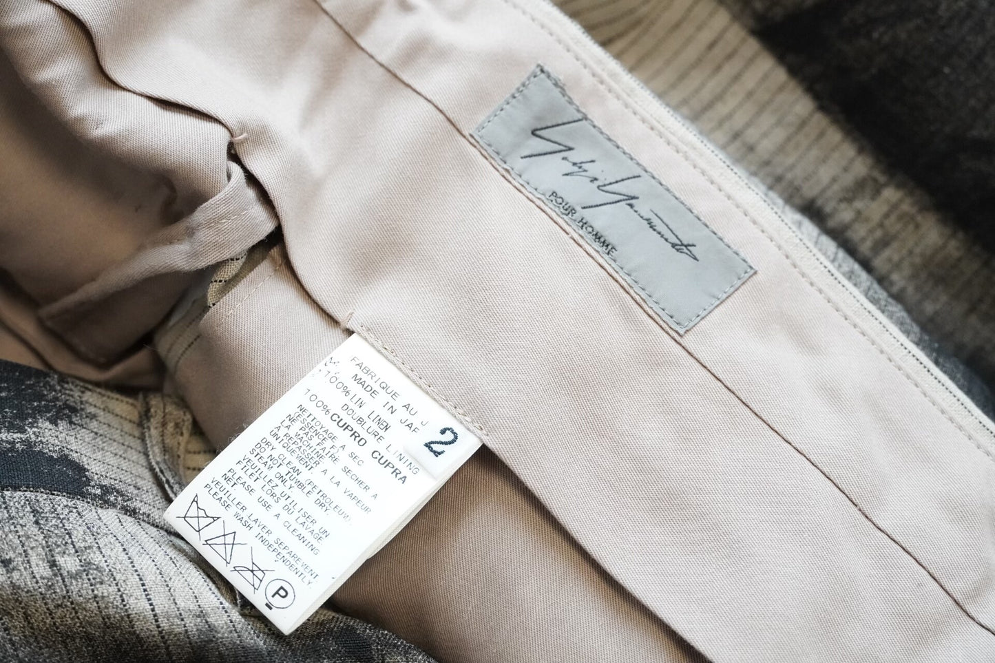Yohji Yamamoto Handmade Dyed Pants