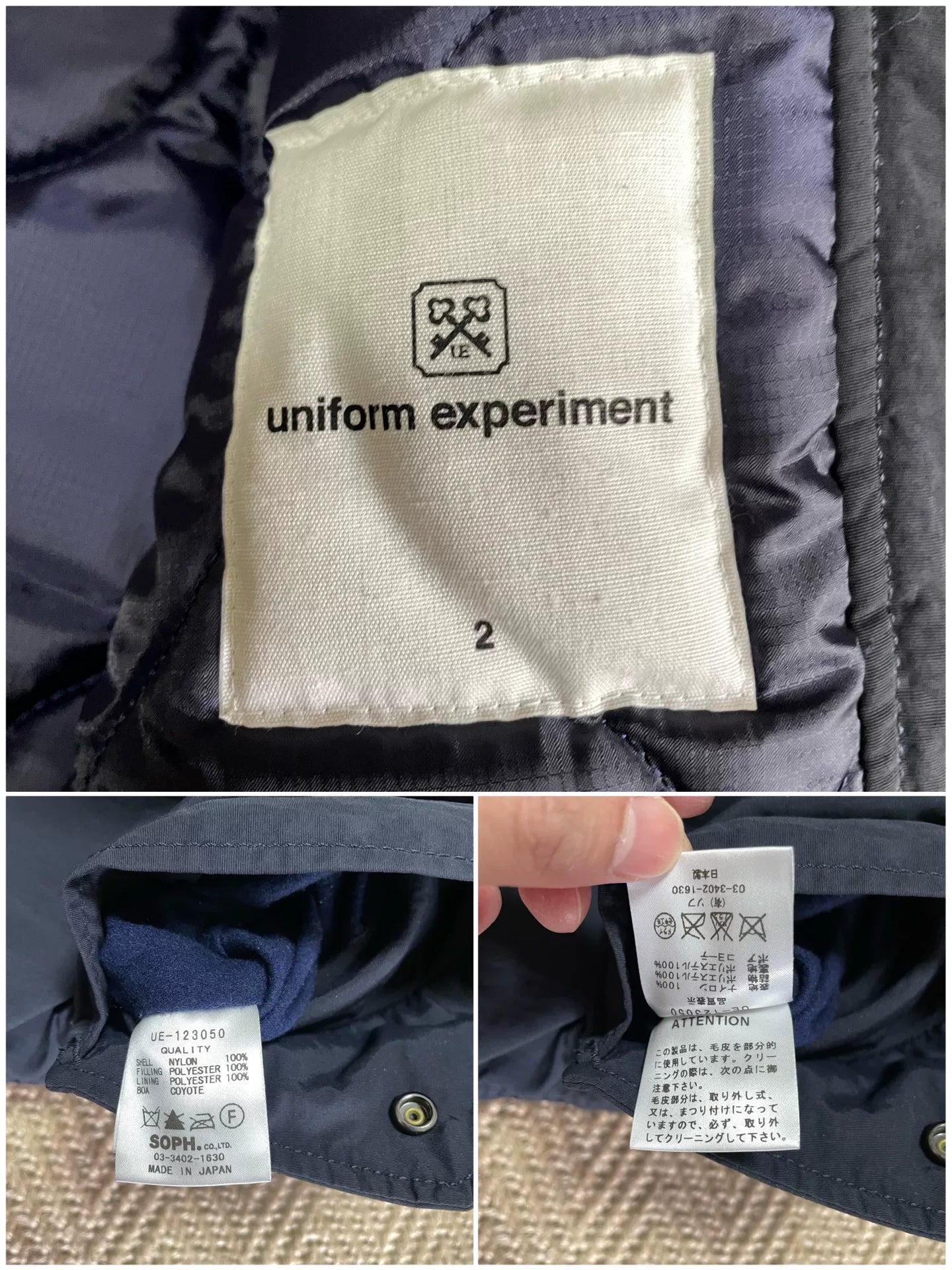 Padded Mods Coat with Fur Collar