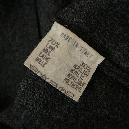 maison martin margiela 1999 black knit sweater