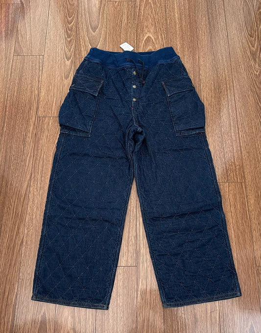 vintage indigo cargo pants by kapital kountry