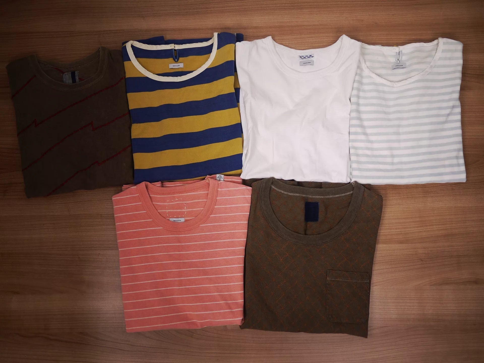 Visvim Striped Tee Pack of Six