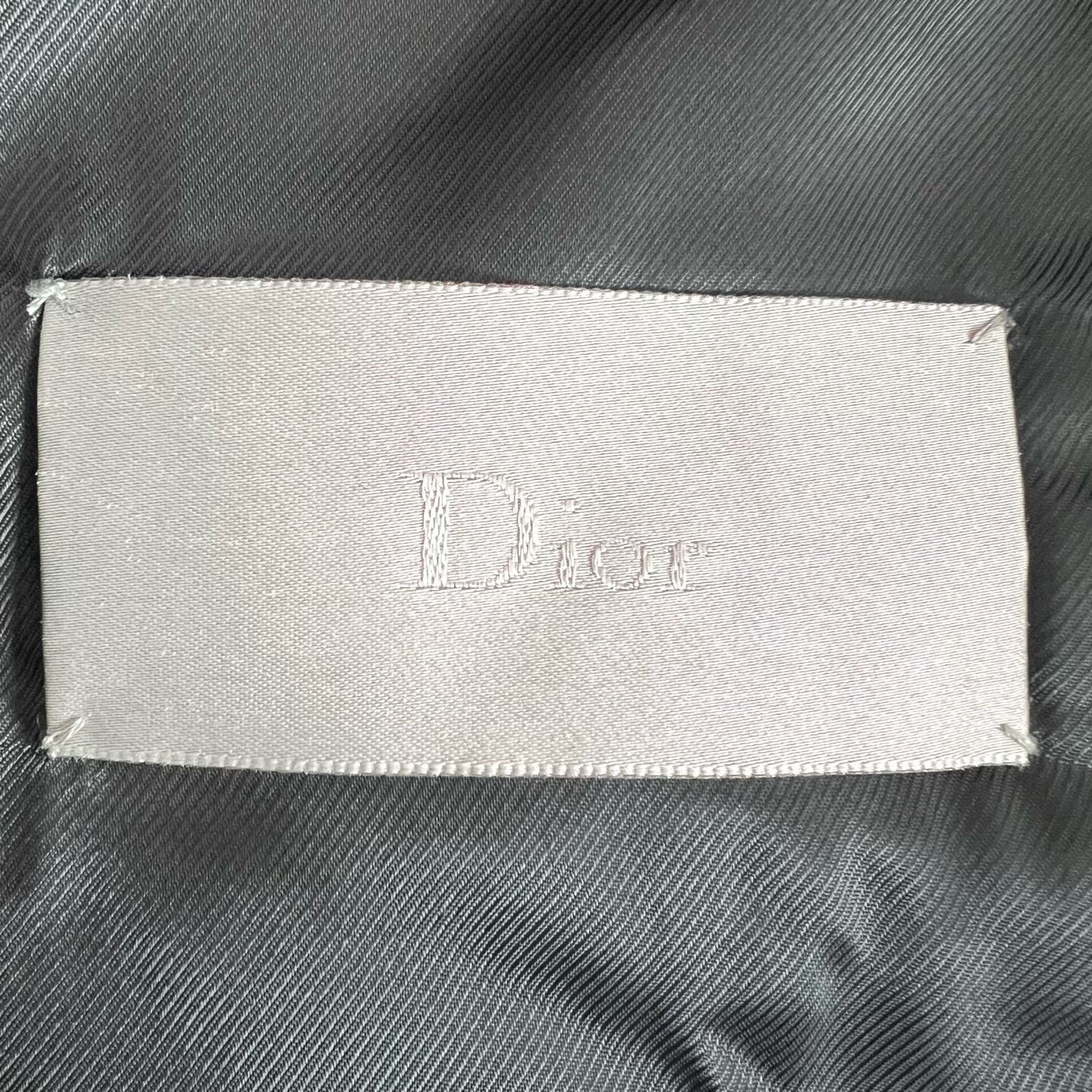 Dior Black Wool Epaulet Flight Jacket