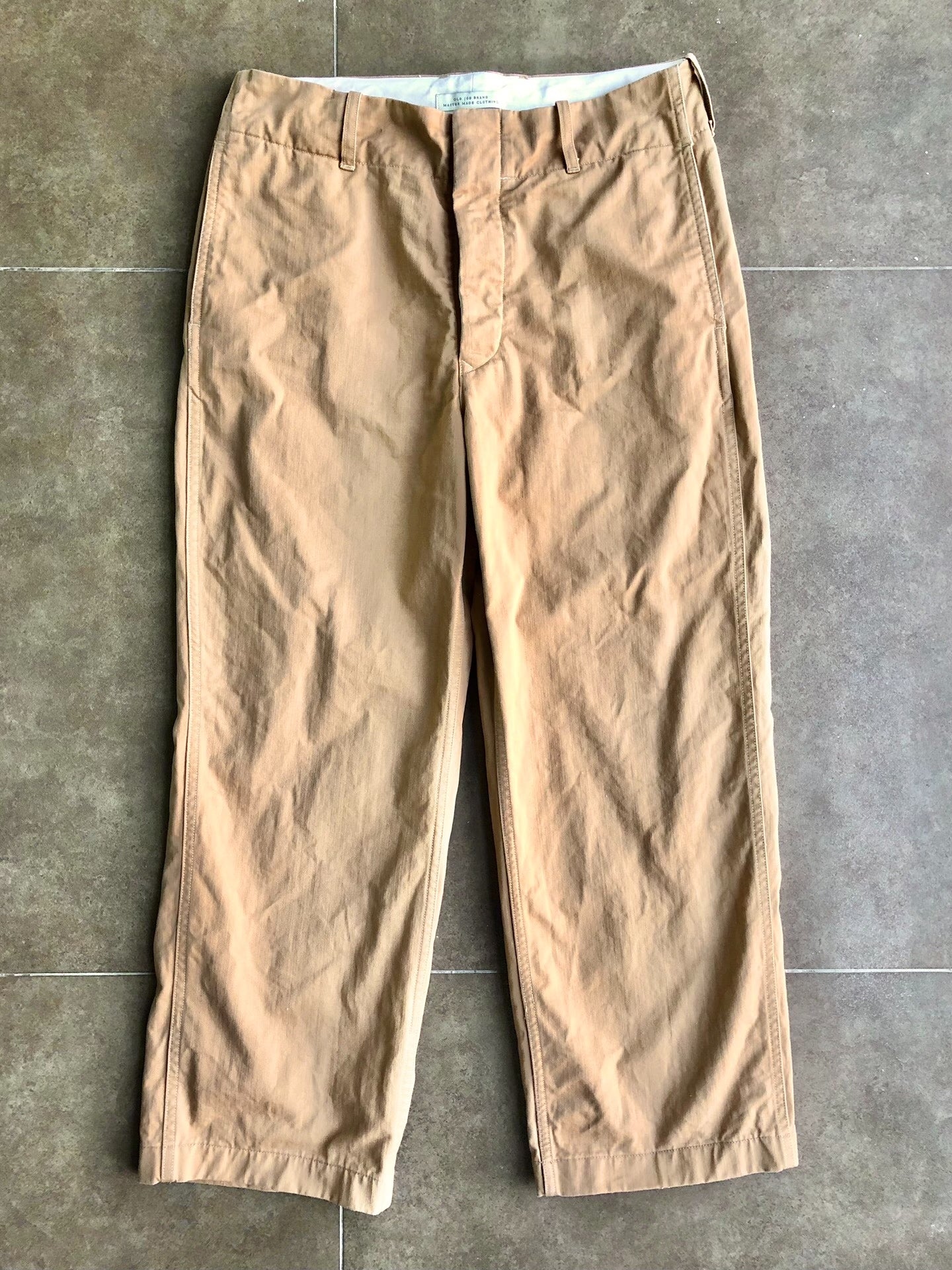 OLD JOE Back-Fastened Denim Pants