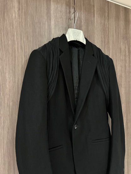 Rick Owens Black Tailored Suit Jacket