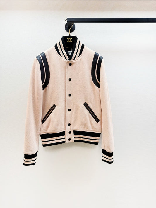 Saint Laurent SLP Pink Baseball Jacket