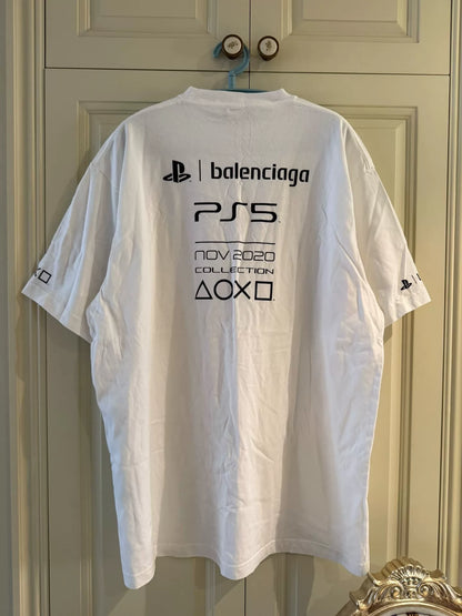 balenciaga x play station short sleeve shirt
