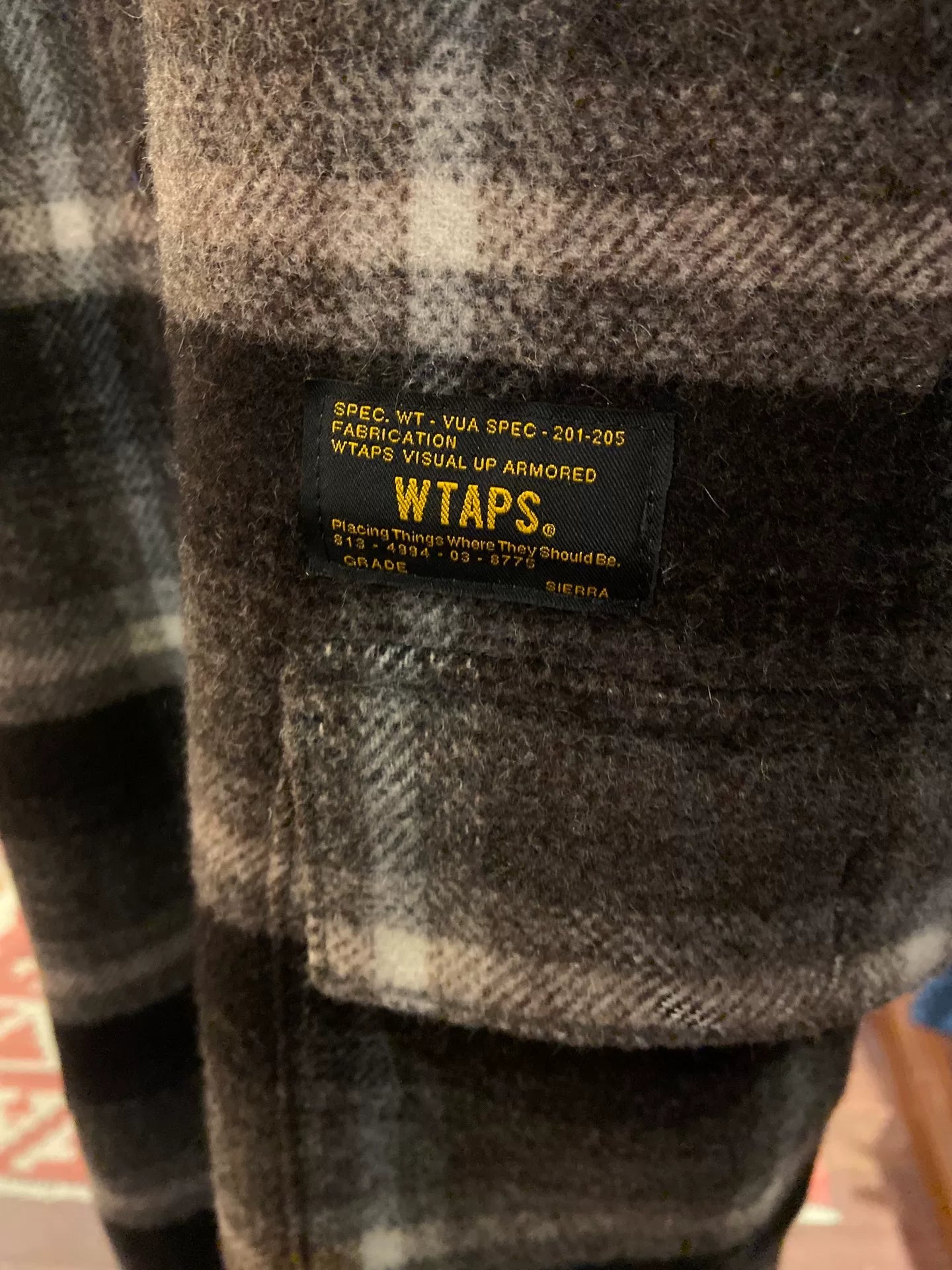 Wtaps Mid-Length Wool Shirt