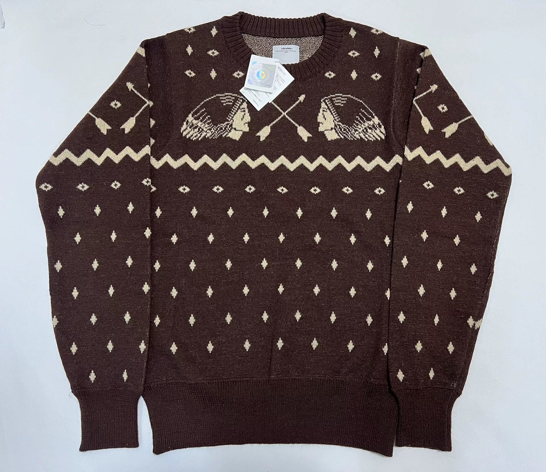 visvim 17AW VNTG Native Jacquard Knit