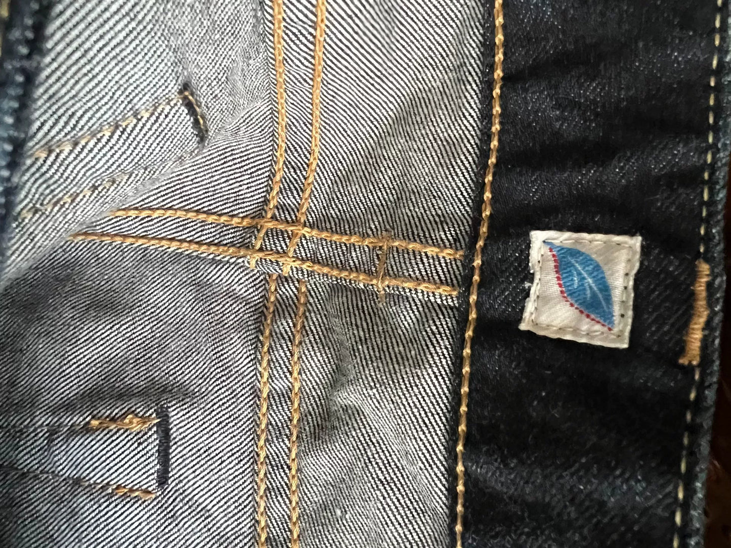 pure blue japan blue denim pants