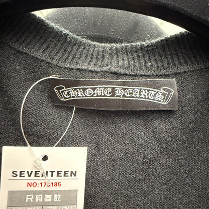Chrome Hearts Silver Buckle Cashmere Cardigan