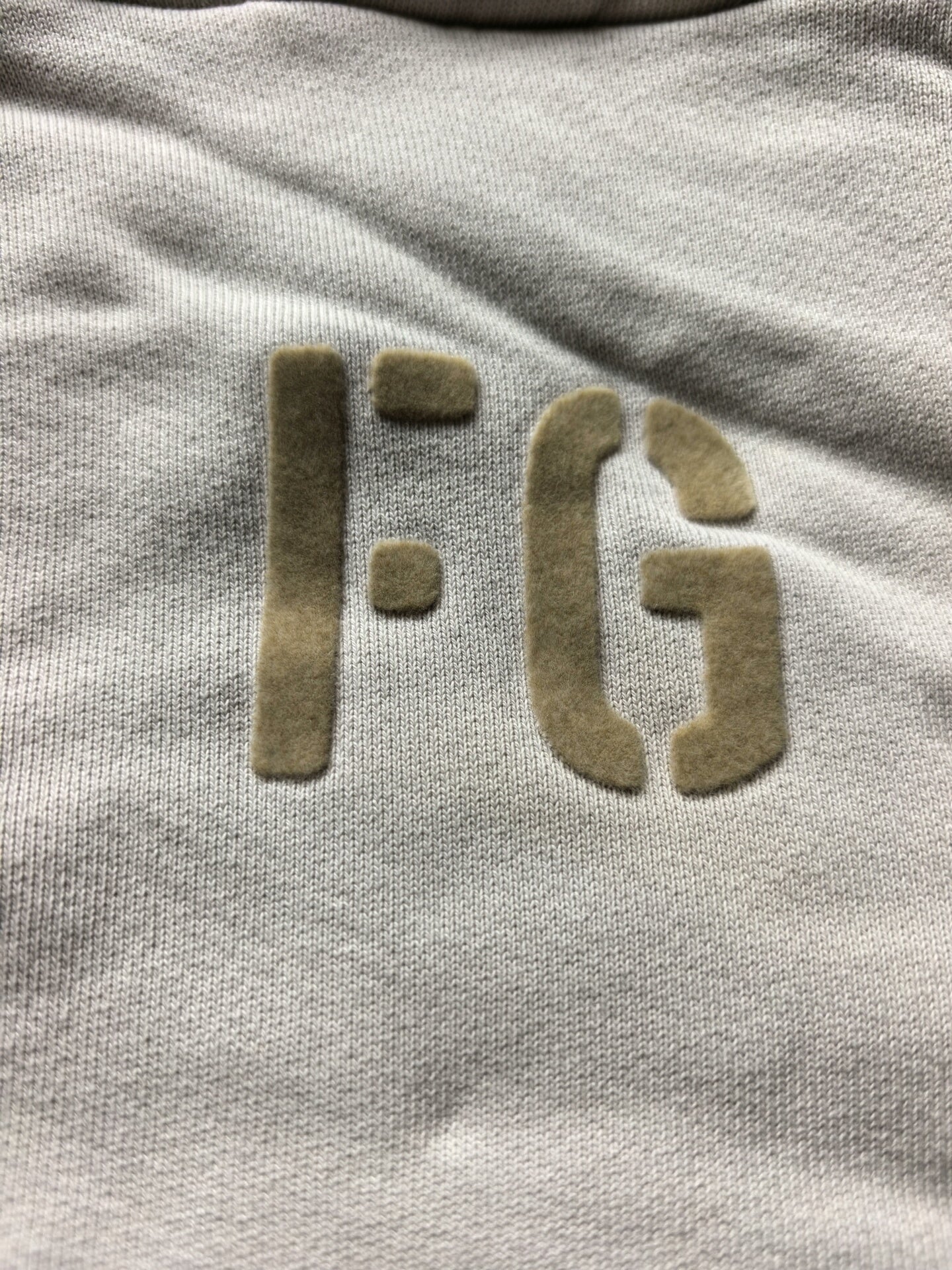 fear of god 7th season beige sweatshirt