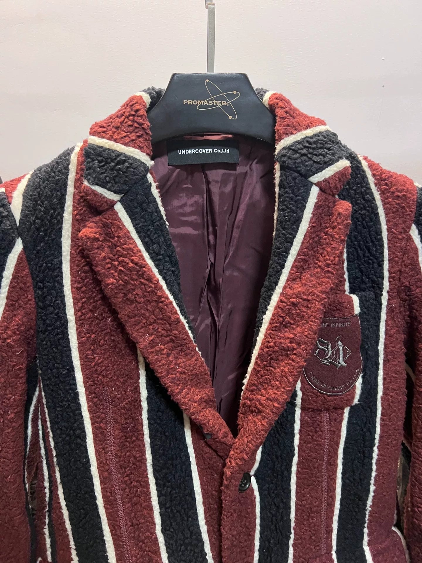 Undercover 2018AW Teddy Bear Stripe Blazer