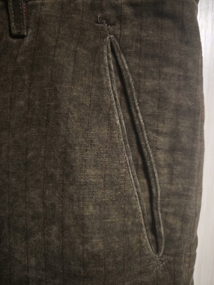 Ziggy Chen 18AW Avocado Velvet Pants