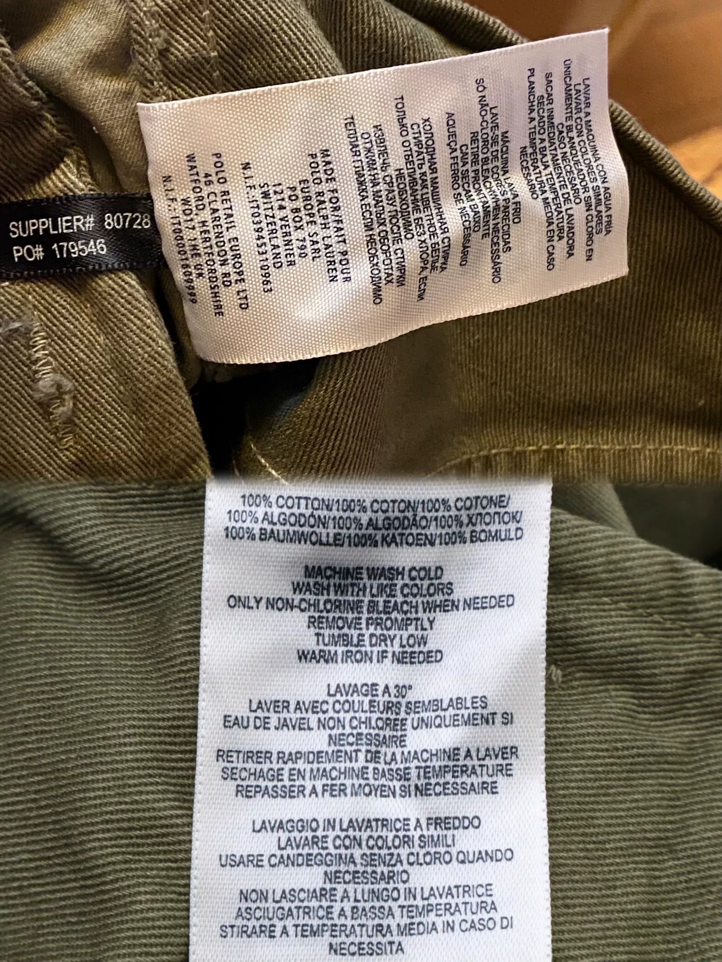 2010 Double RL Military Paratrooper Cargo Pants