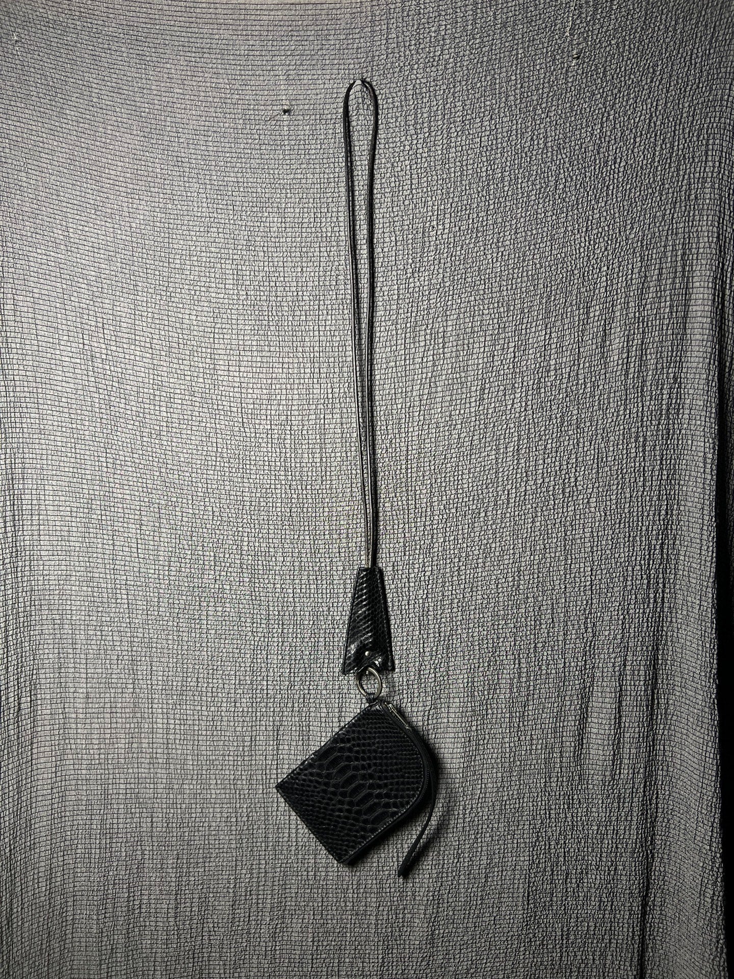 Rick Owens 13FW Snake Skin Neck Card Holder