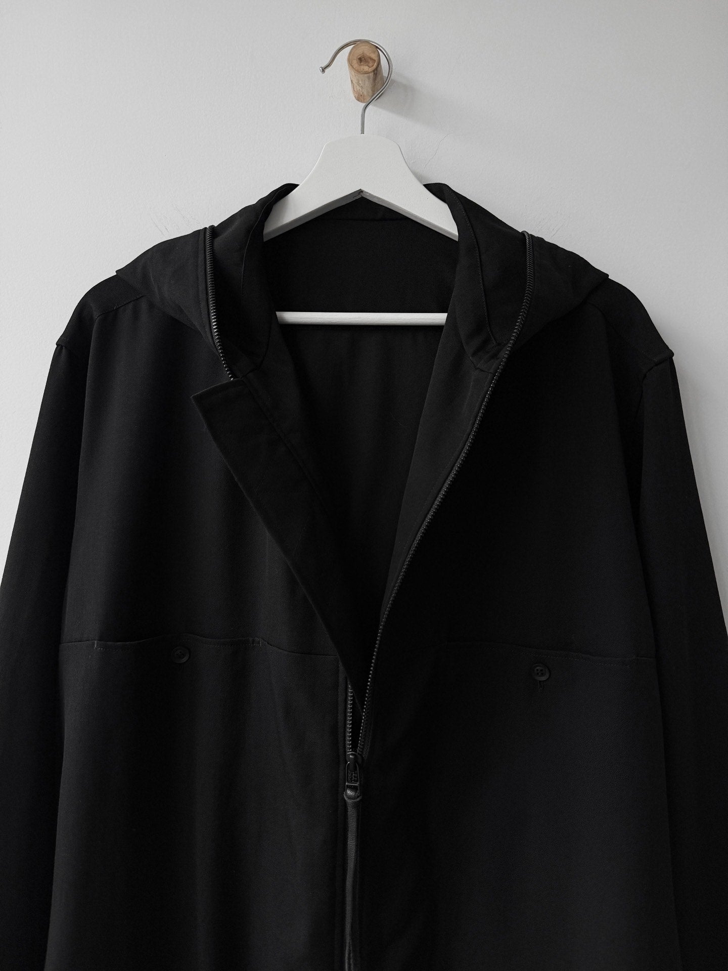 Yohji Yamamoto B Minimal Hooded Jacket