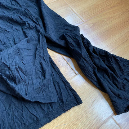 Yohji Yamamoto Groundy Asymmetric Pleated Tee