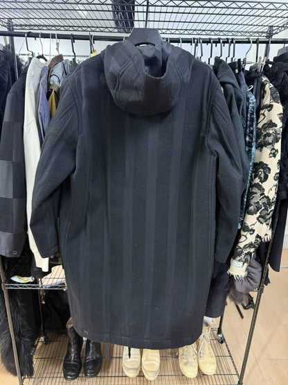 Yohji Yamamoto Striped Oversized Coat