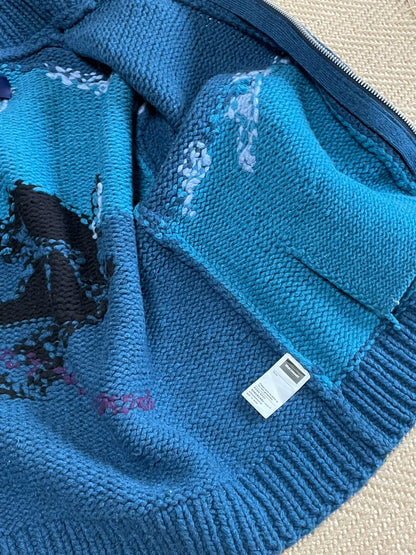 descendant ski cowichan knit sweater jacket